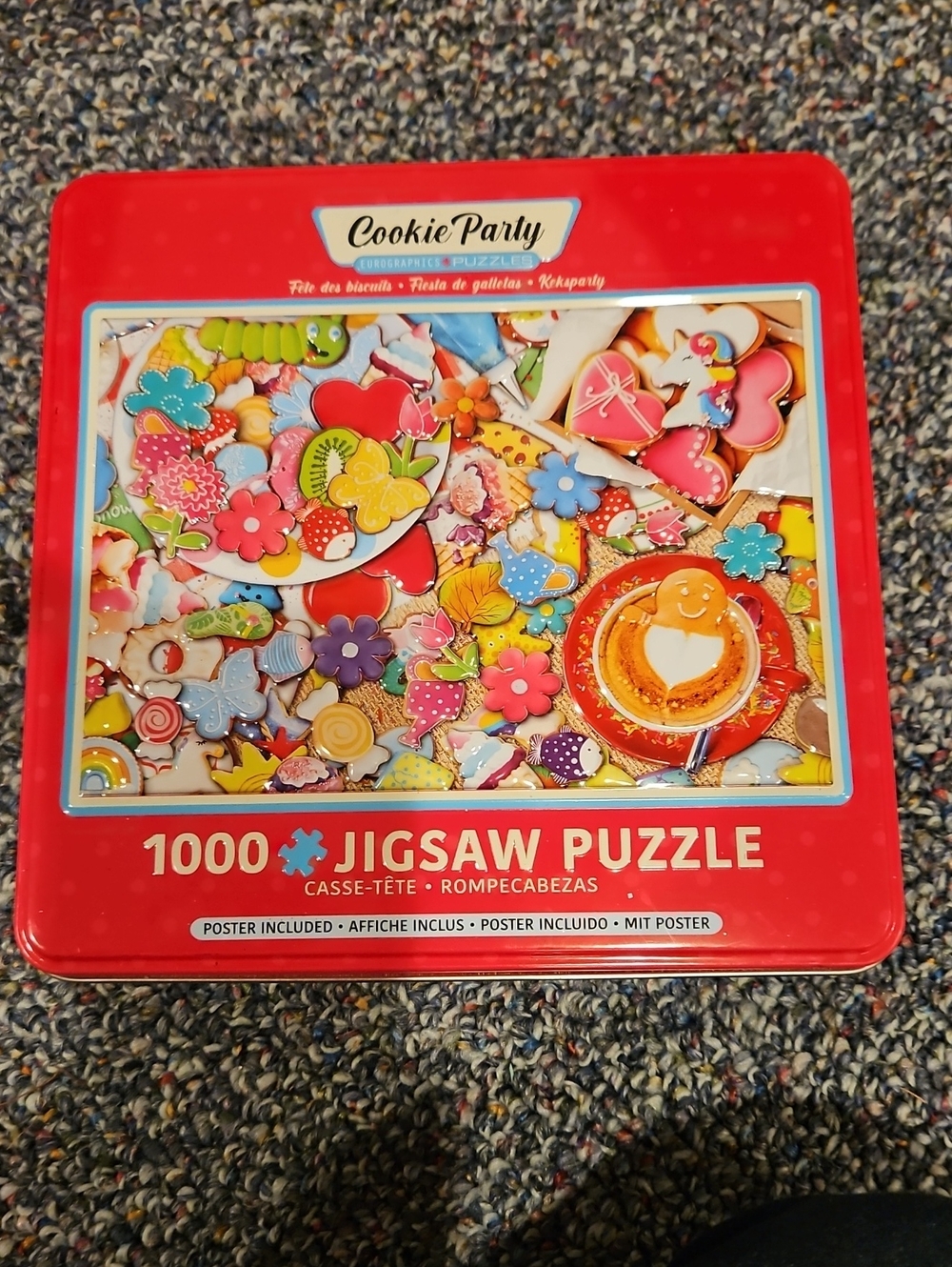 Eurographics 1000-Piece Jigsaw Puzzle - Red Tin